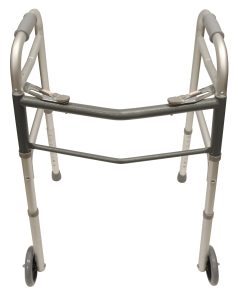 Walker/folding with 2 front wheels