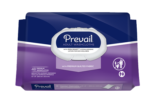 Prevail Adult Washcloths/ Wipes