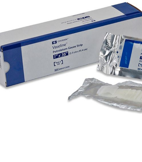 Vaseline™* Petrolatum Gauze (1" x 36"/ 12 per box)